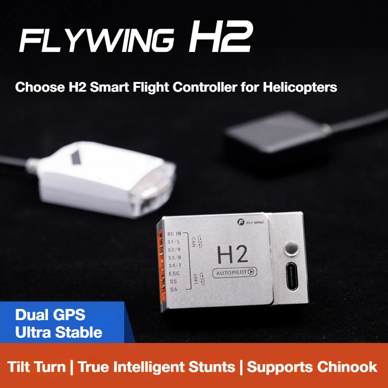 H1 Upgraded Flying Wing H2 Flight Control GPS Self-Stabilizing FBL Gyro Upgraded Intelligent Helicopter Flight Control System
