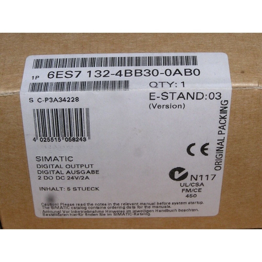 New 6ES7 132-4BB30-0AB0 6ES7132-4BB30-0AB0 SIMATIC DP Modules for ET200S