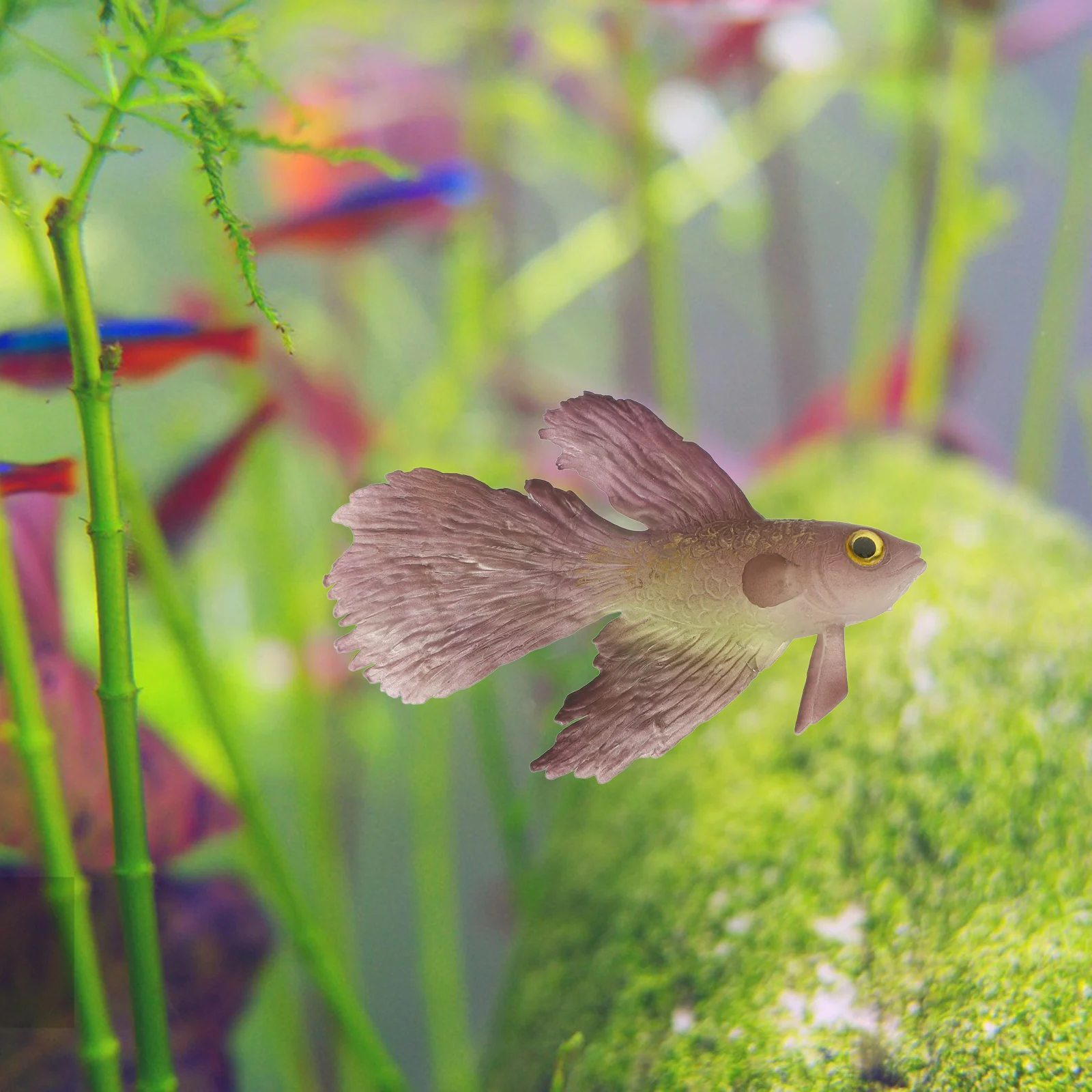 

3pcs Silicone Fake Aquarium Decor Decorative Goldfish Fish Tank Accessory For Home Office Wedding Luminous Realistic Fish Figure