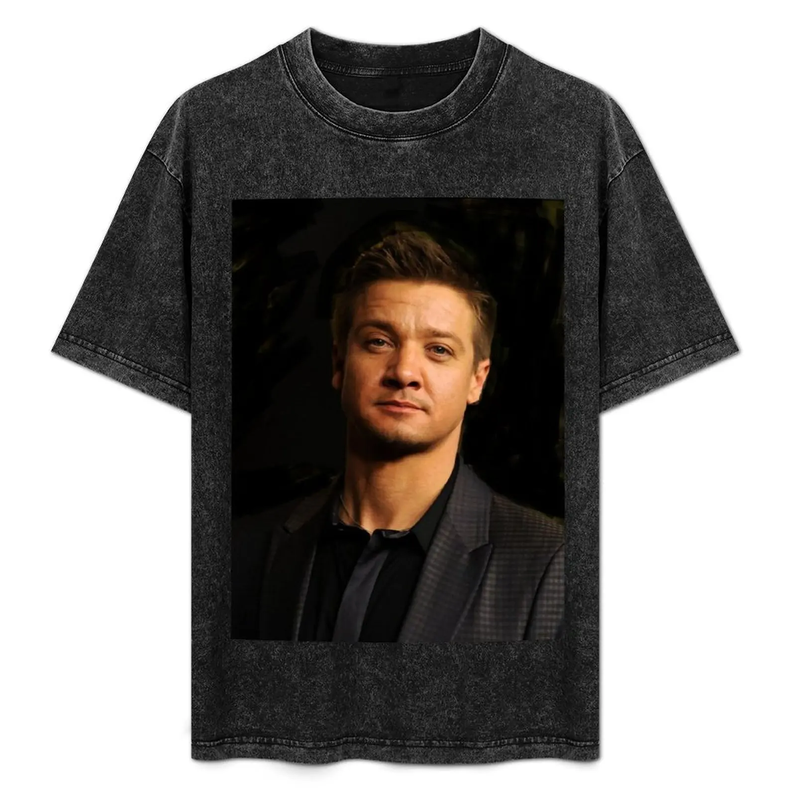 

Jeremy Renner T-Shirt street wear customizeds shirts graphic tee kawaii clothes mens cotton t shirts