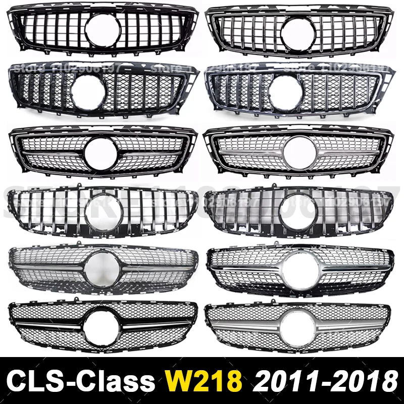 2011-2014 2015-2018 W218 CLS 메르세데스 벤츠 CLS220 CLS250 CLS260 CLS320 CLS350 CLS400 CLS550 CLS63 범퍼 메쉬 레이싱 그릴