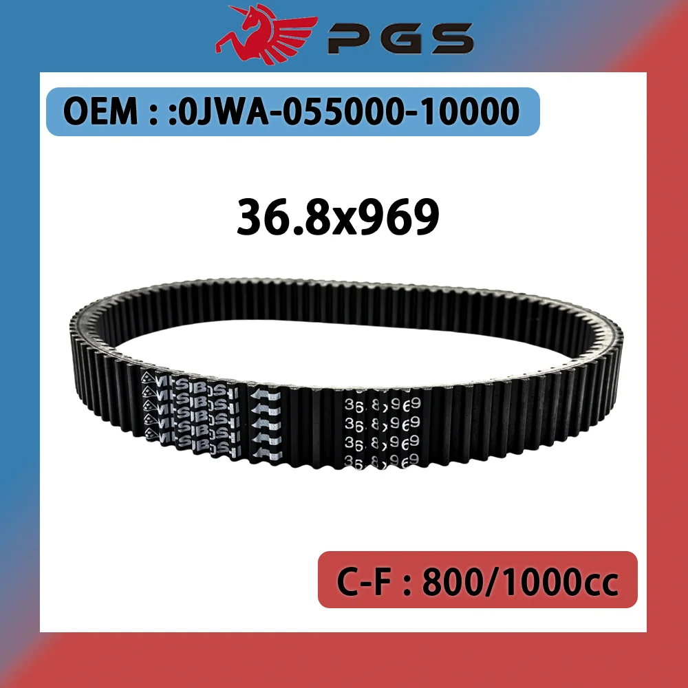 

969x36.8 CVT Drive Belt For 0800-055000 0JWA-055000-10000 C-FMOTO 1000 800XC 850 950 Overland X10 1000 XL U10 1000 Z10