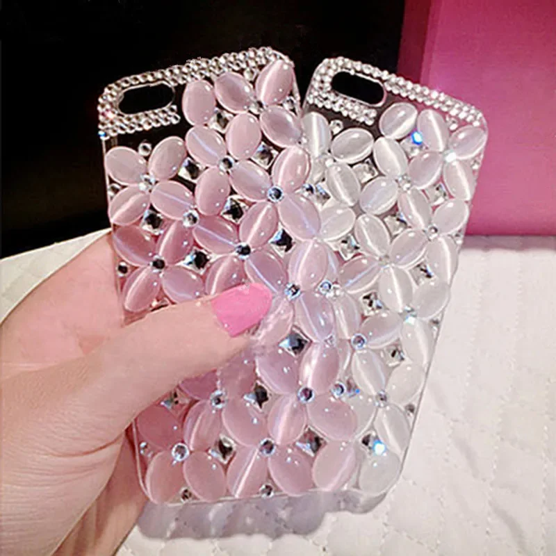 Glitter Crystal Rhinestone Bling Diamond Case Coque For iPhone15 14Plus 11 12 13 Pro X XSMAX XR Cover Fundas For iPhone 16 PLUS