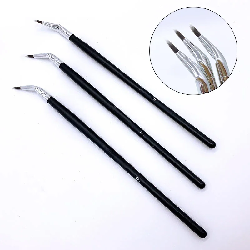 Women's Eyeliner Bend Head Brush Angled Liner Makeup Brushes Precision Liquid Gel Eyeliner Eyeshadow Lip Brushes Accessoires