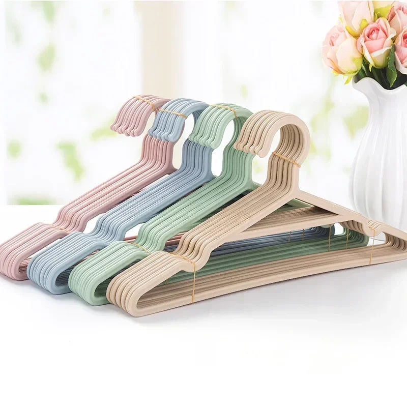 5pcs/Lot Portable Clothes Hangers Non-Slip Hook for Suit Coat Closet Garment Outdoor Drying Rack Plastic Clothing Hanger