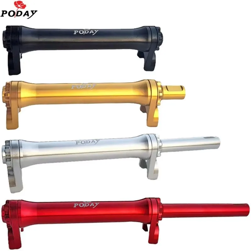 

Easy wheel extension telescopic rod reinforcement for brompton bike Easy wheel bracket Folding bicycle aluminum alloy accessory