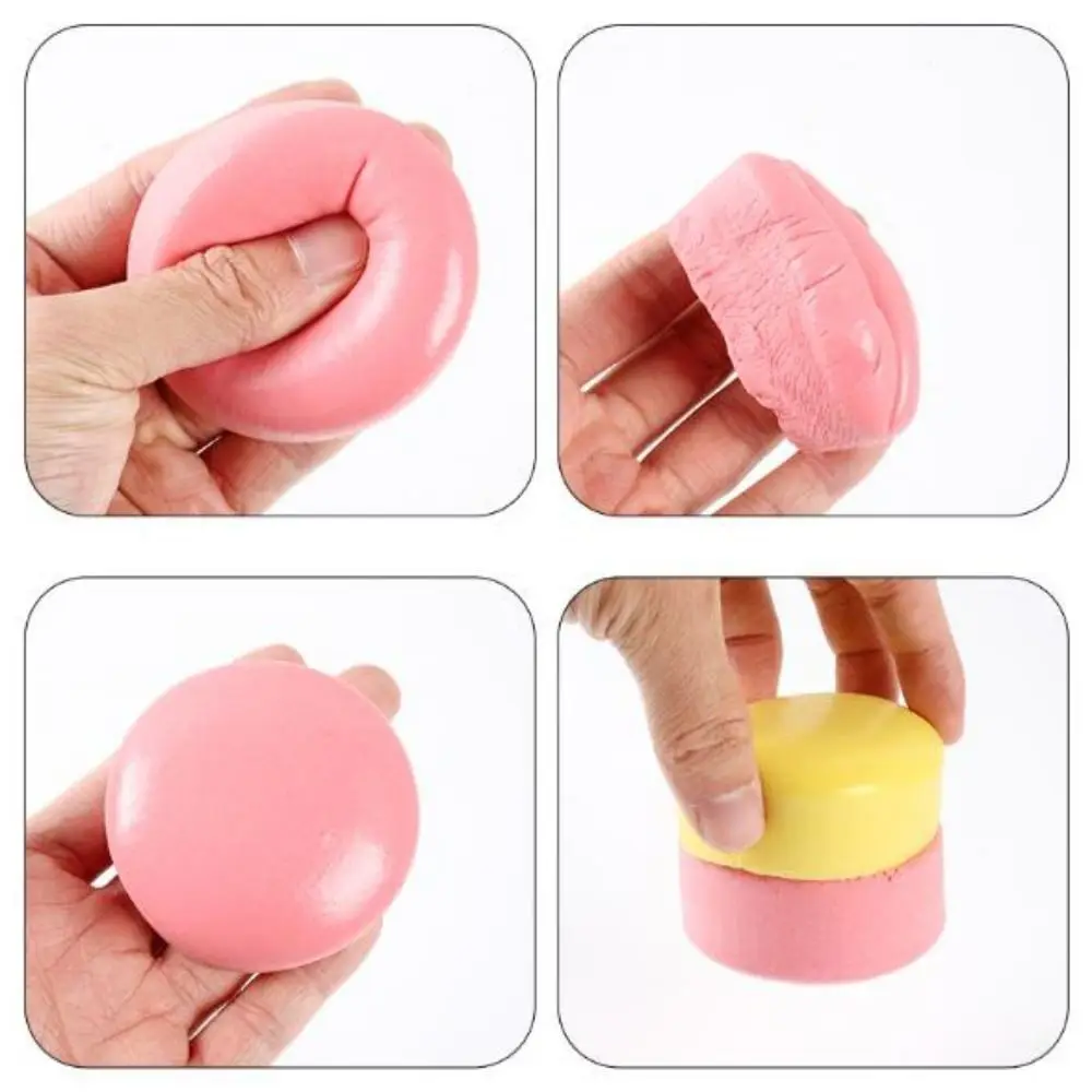 Novelty Square Simulation Bread Squeeze Super Soft Realistic Toast Slow Rebound 6cm Hand Relax Toast Fidget Office Desk