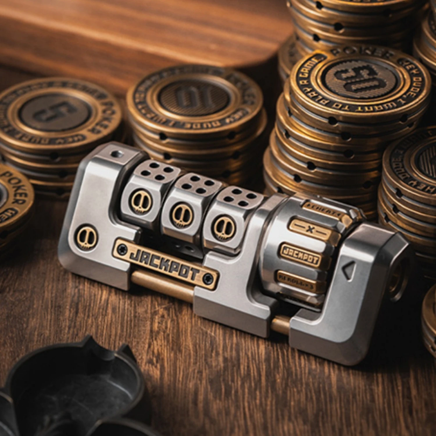 LAUTIE Handheld Hanger Jackpot Slot Machines Fidget Spinner EDC Anti Stress Acessories Bureau Fidgeting Speelgoed