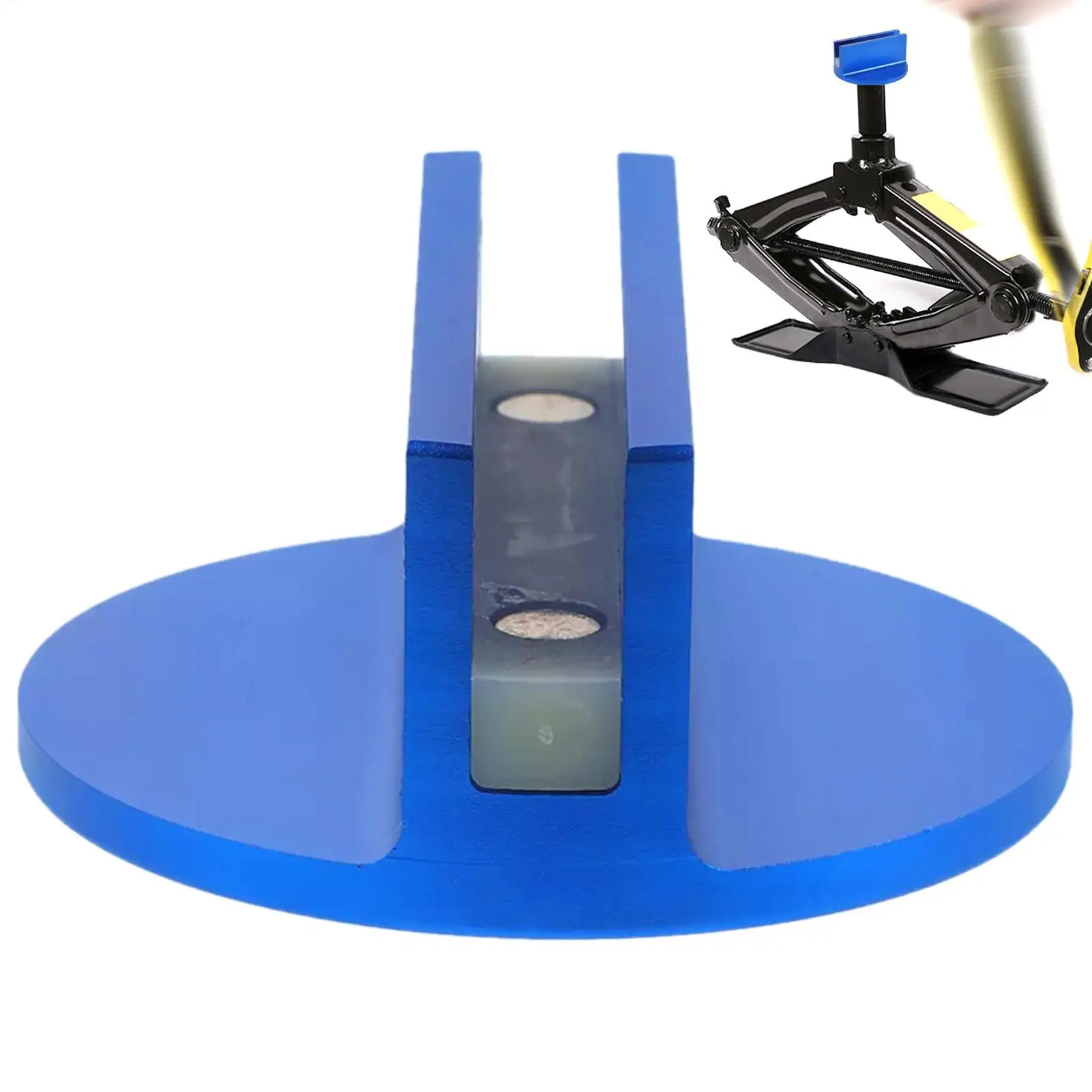 Magnetic Pinch Weld Jack Pad Frame Guide Rail Adapter Magnetic Jack Pad Adapter Aluminum Slotted Jack Puck Pinch Weld Frame Rail