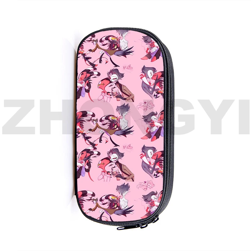 

Helluva Boss Pencil Case Kawaii Pen Storage Bag Japanese Stationery Back To School Office Supplies Helluva Boss Cosmetic Cases