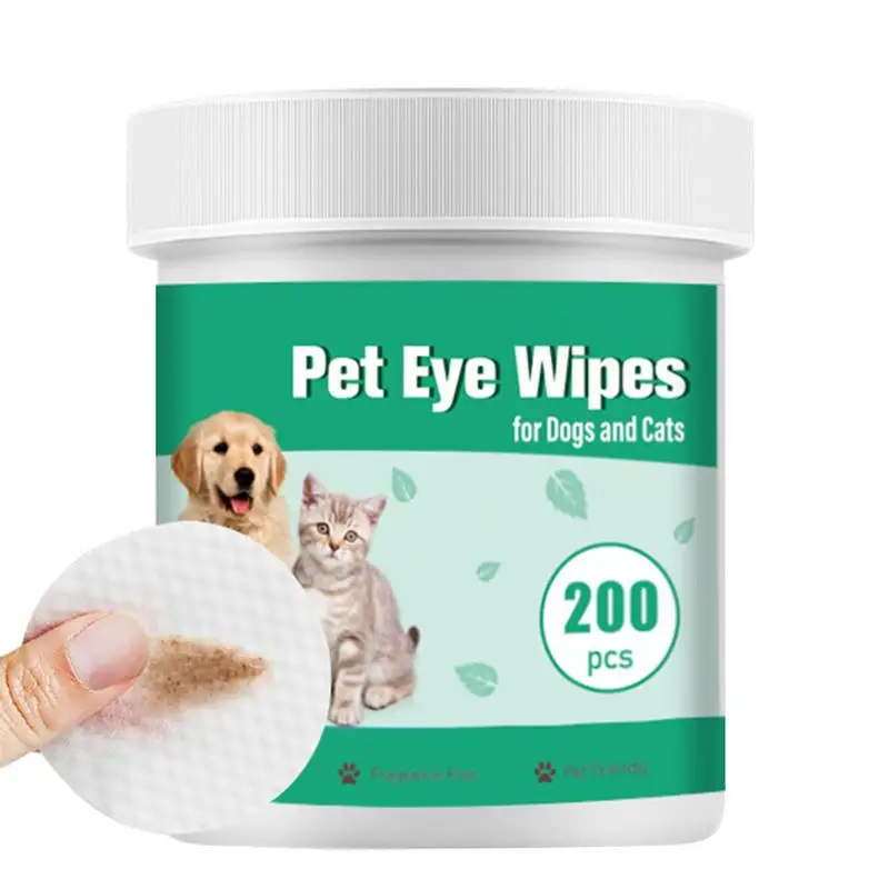 

Dog Ear Cleaning Wipes 200-Count Tear Stain Remover For Dogs Travel Size Soft Dog Eye Care And Eye Wash For Gently Cleaning Eyes