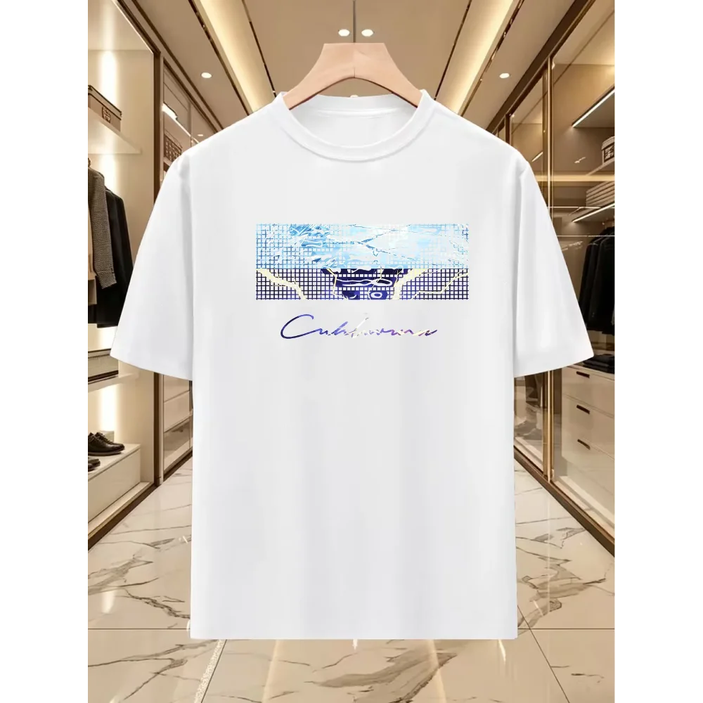 Quick drying clothes, Popeye fashion, youth tops, T-shirts, super popular couple outfits, plus size short sleeves