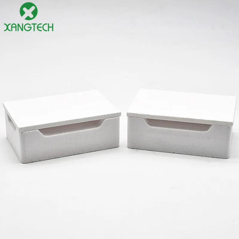 Dental Rectangular Zirconia Sintering Tray Crucible 90-60-30mm for Ceramic Blocks