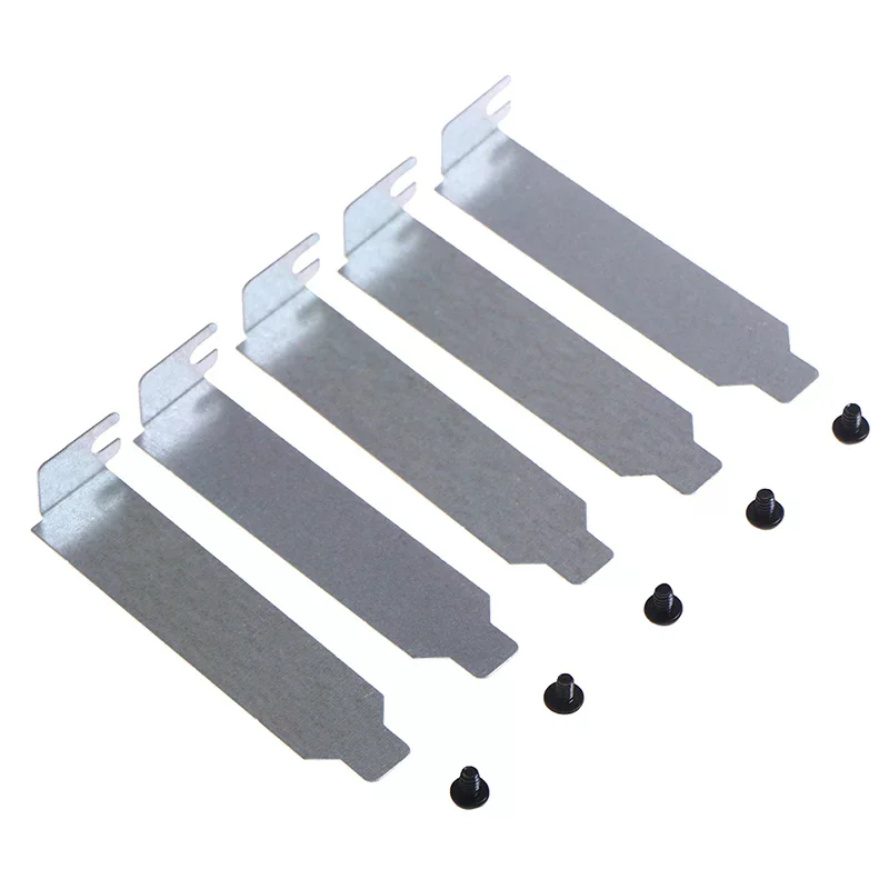 5pc/lot 8cm Silver PCI Slot Cover PC Computer Case Dust Filter Blanking Board