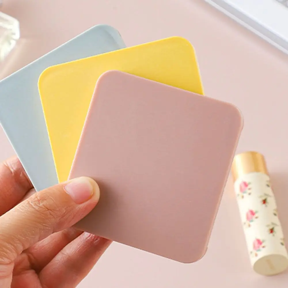 Touch-up Mirror Mini Hand-Held Mirror Compact Square Make-Up Mirror Cute Folding Pocket Mirror Women