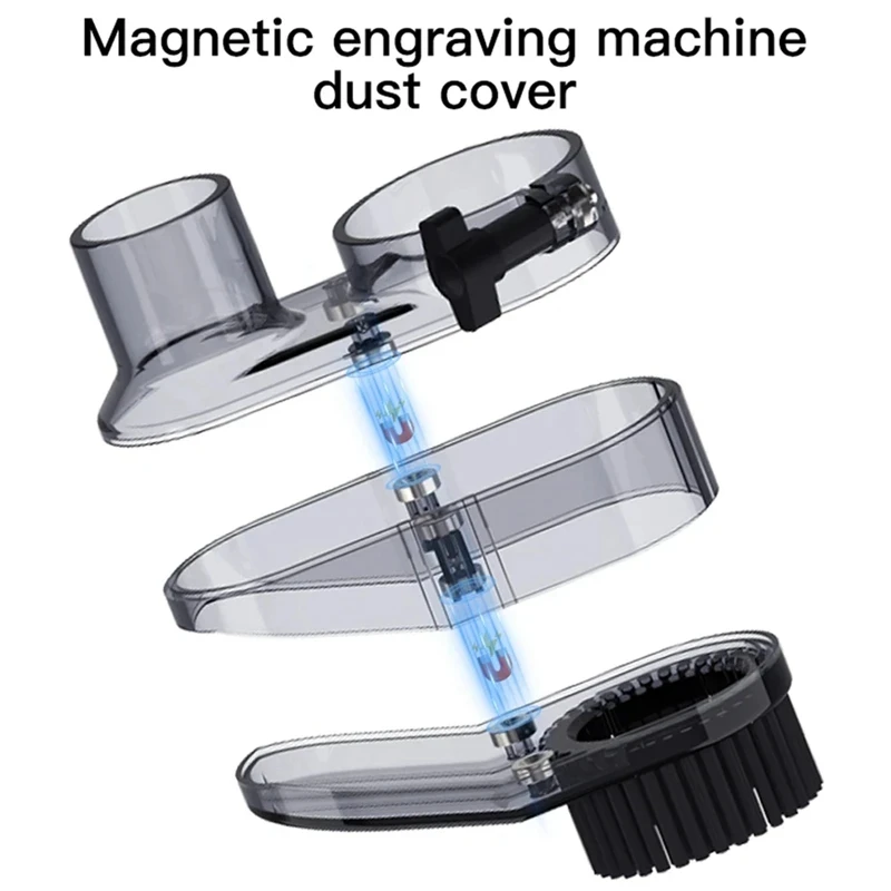 CNC الغبار الأحذية المغزل فرشاة 45 مللي متر/52 مللي متر ترقية الغبار الحذاء لآلة الحفر باستخدام الحاسب الآلي 3018 3020 4040 سلسلة آلة طحن