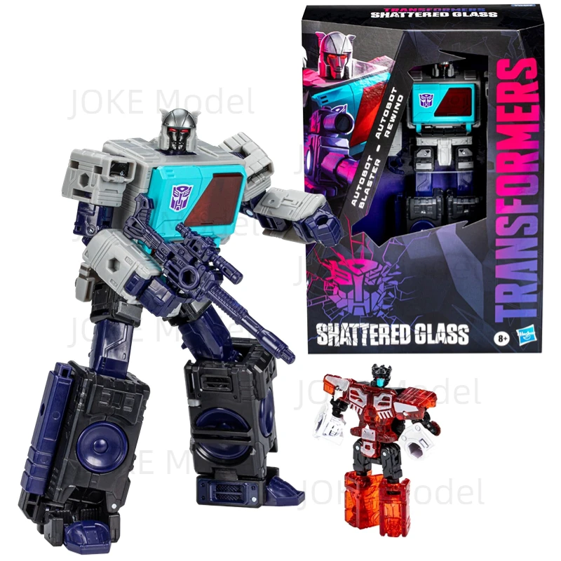 

In Stock Transformed toys Shattered Glass Blaster Rewind Voyager Action Figure Toy Gift Collection