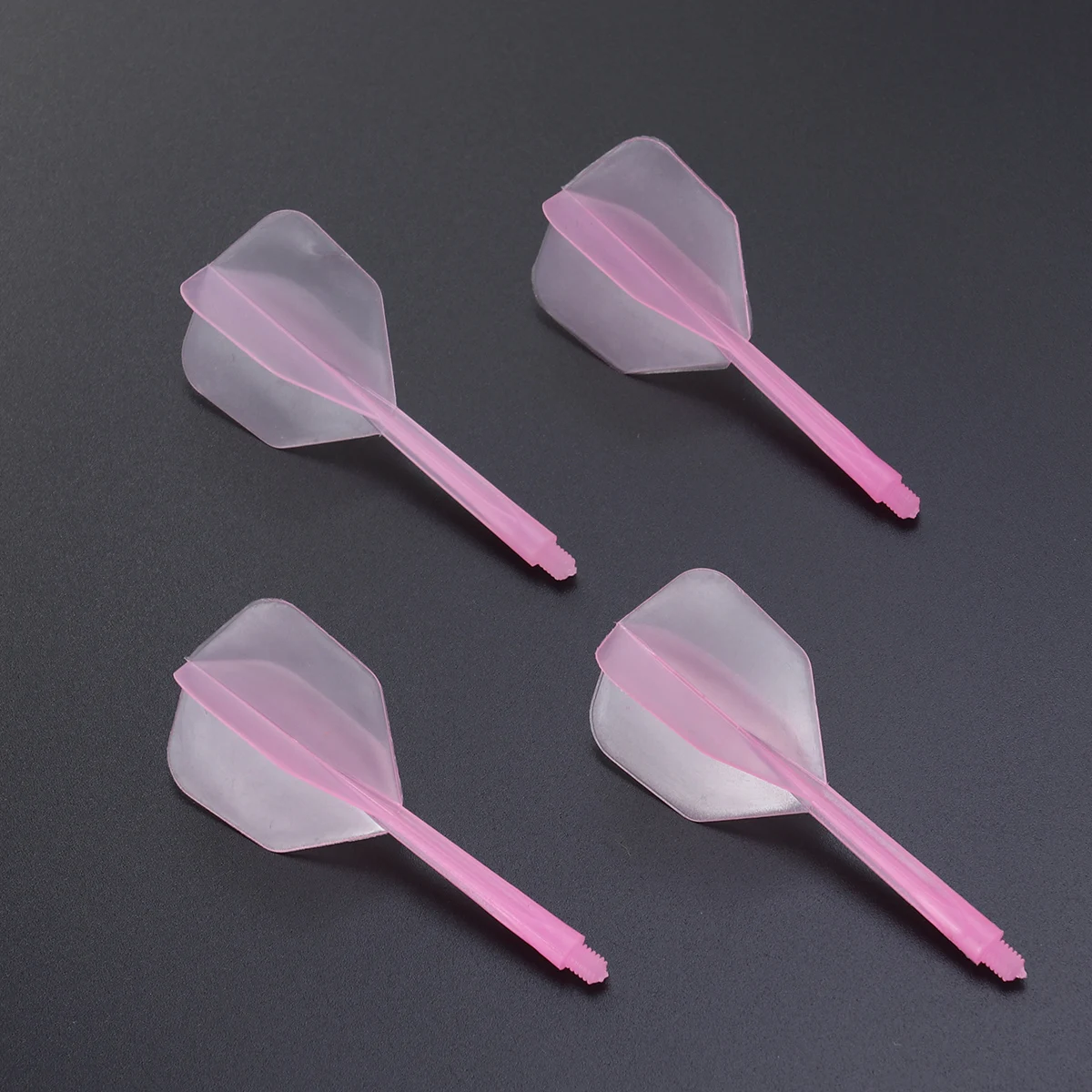 4 قطع من أجنحة الذيل، بلاستيك عالي الجودة للرياضة، ملحقات رمي، استقرار طيران يدوم طويلاً، مثالي