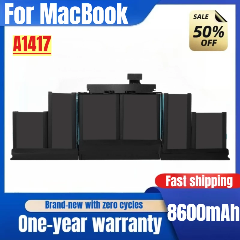 

Laptop Battery A1417 For MacBook Pro15 "A1398 Early 2012-2013 New Arrival High Capacity Battery High Quality Replacement Battery