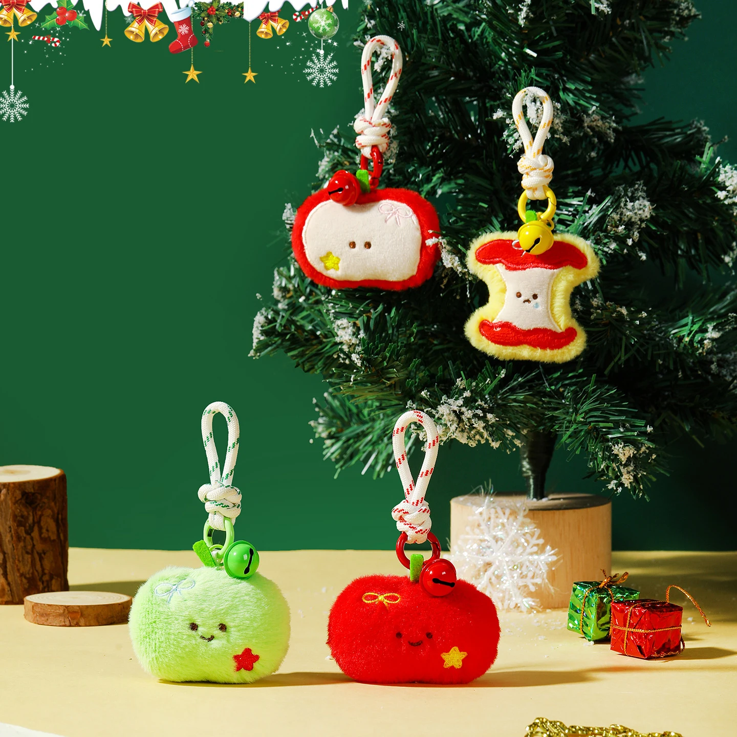 للجنسين حقيبة سحر عيد الميلاد الديكور هدية مضحك Kawaii تنوعا دمية حقيبة الملحقات عالية الجودة متعددة الوظائف المفاتيح #1