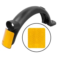 Scooter Rear Fender Reflective Warning Electric Scooter Mud Fender Guard Skateboard Fenders for Xiaomi M365 Pro 2 Accessories