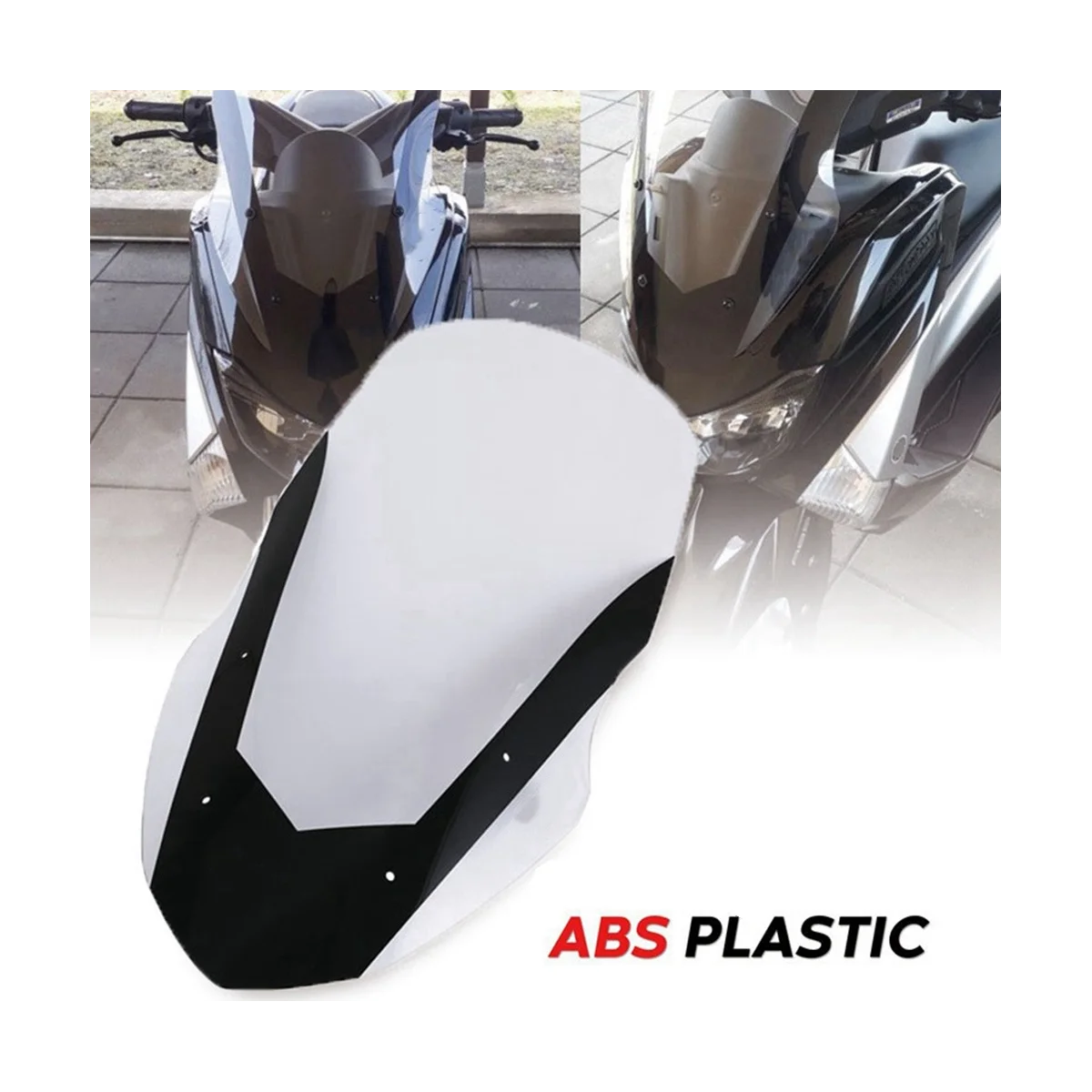 

Motorcycle Windshield Windscreen Deflector for NMAX155 NMAX125 NMAX 125 NMAX 155 2016-2018, A