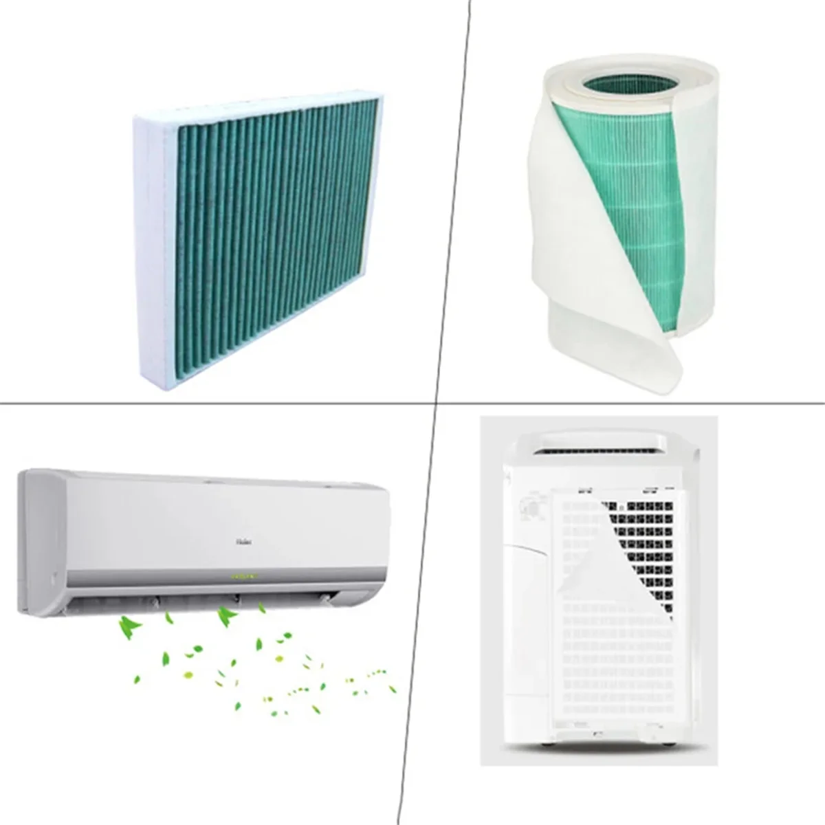 AUU-20Pcs Electrostatic Cotton for Mi Air Purifier Pro / 1 / 2 Air Purifier Filter Hepa Filter