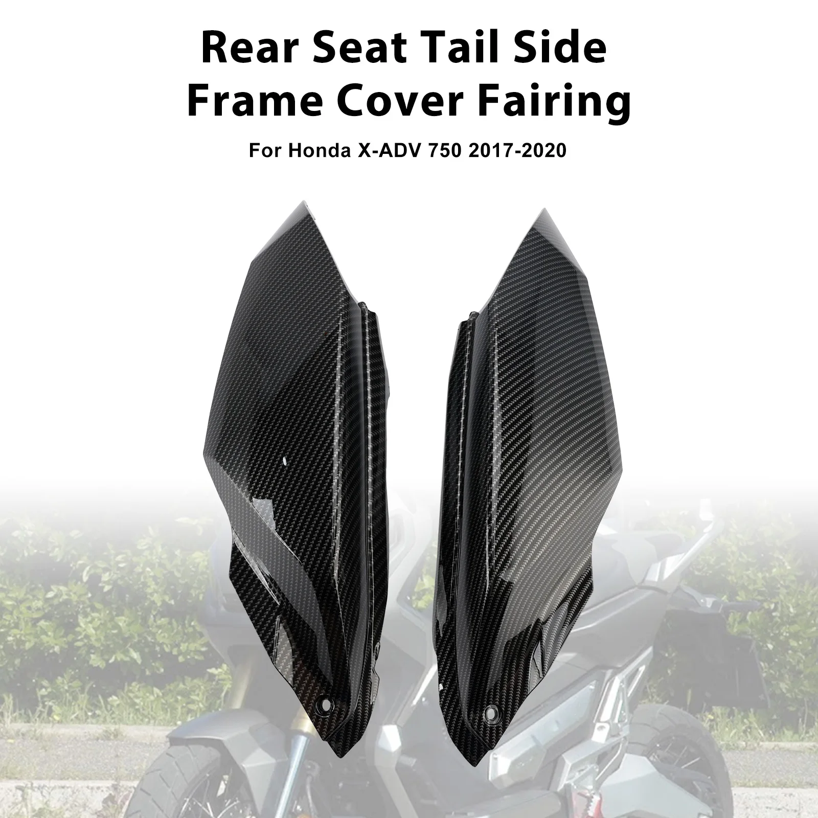 Topteng Rear Seat Tail Side Frame Cover Fairing For Honda XADV-750 2017 2018 2019 2020