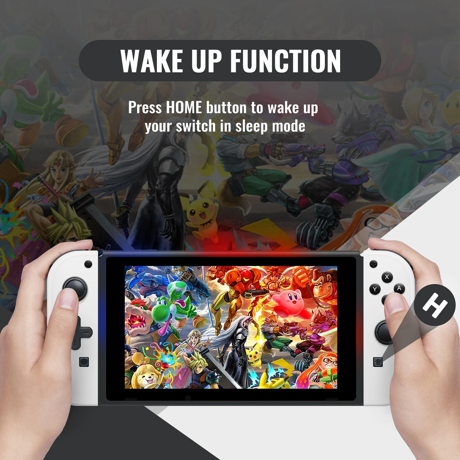 Joypad Công Tắc Điều Khiển Joypad Không Dây Cần Điều Khiển Tay Cầm Chơi Game Đôi Rung Công Tắc Điều Khiển Joypad Công Tắc Điều Khiển