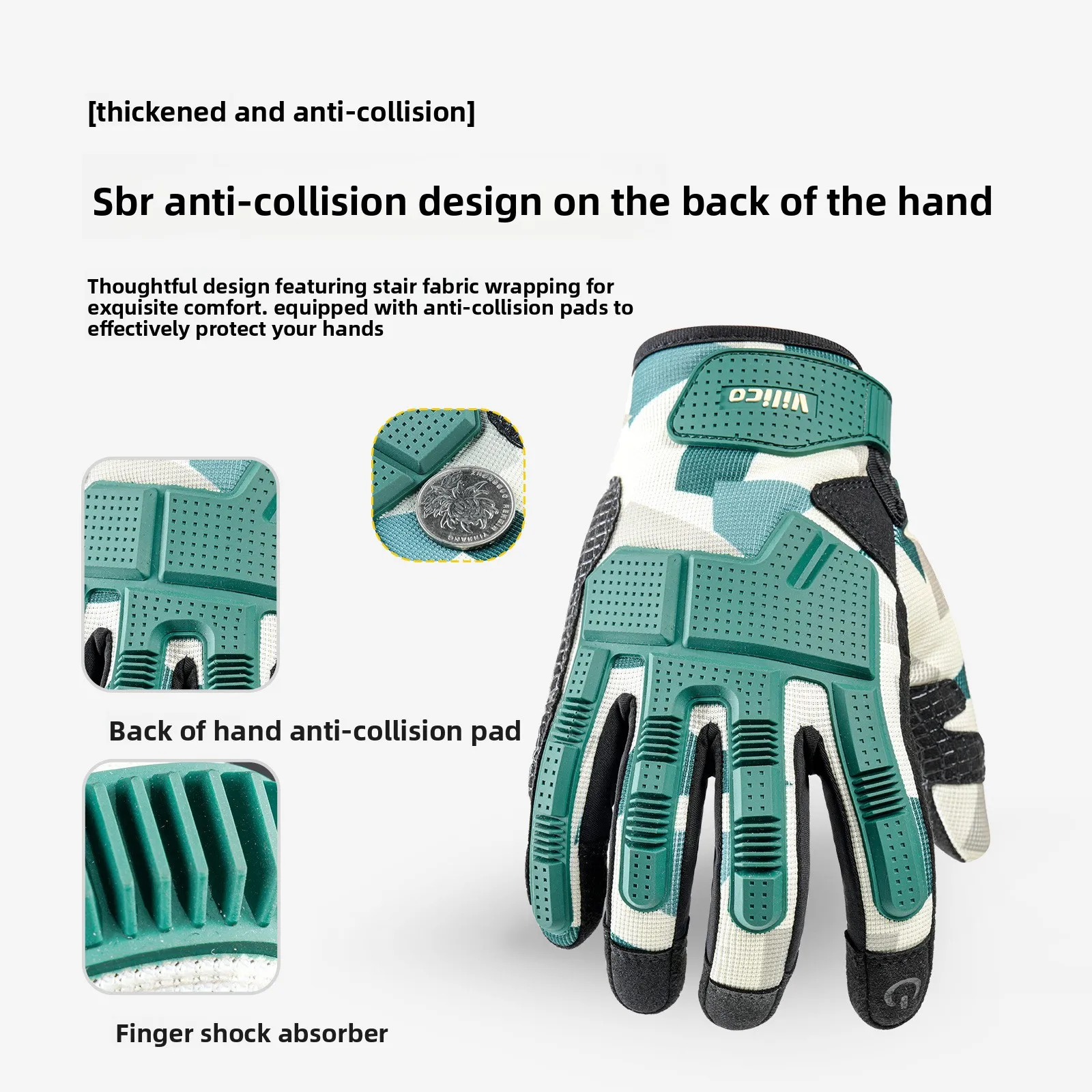 Spring and summer outdoor sports all-in-one mountain bike riding shock-absorbing, wear-resistant and anti-collision