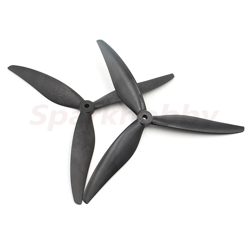 Gemfan 8040 elica per PC rinforzata in Nylon a 3 pale in fibra di carbonio con foro da 5mm per 8 pollici Cinelifter Freestyle Drone VTOL parte