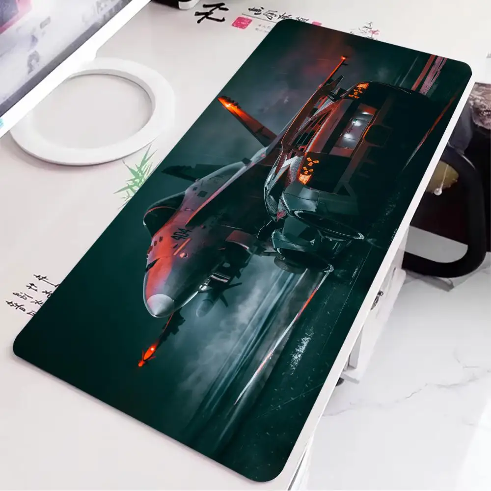 Flugzeug Mauspad Mauspad Große Computer Büro Spiel Tisch Matten Gummi Anti-slip Gaming Tastatur Mousepads Lange Schreibtisch Pads