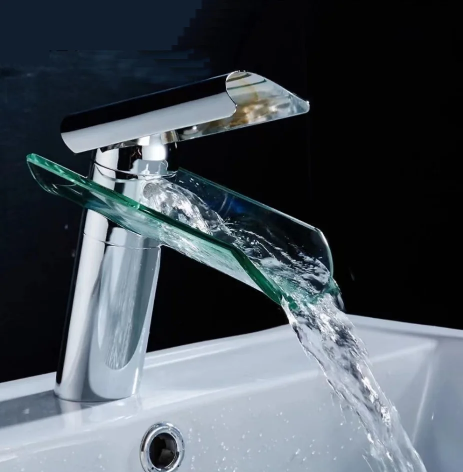 Dual-function (hot and cold water) bathroom sink, toilet, washbasin, faucet, modern and minimalist design