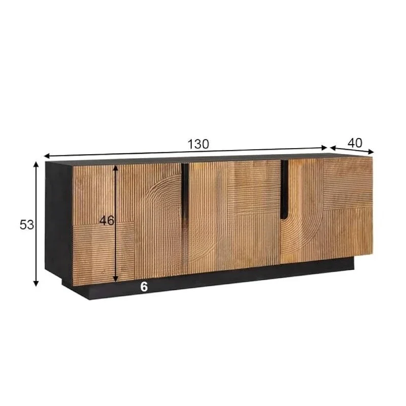 wood TV cabinet, living room home, floor-to-ceiling medieval creativity, storage locker, wabi sandy wind floor cabinet