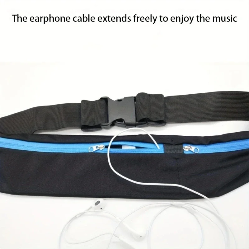 قطعة واحدة من حزمة فاني مقاومة للماء ومضادة للسرقة للرياضات الخارجية - حقيبة تخزين آمنة للهاتف المحمول للجري والركض وركوب الدراجات - للجنسين #5