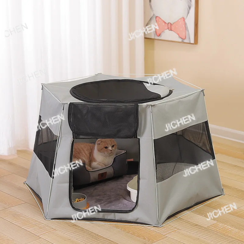 

Cat dog pet delivery room closed fertility nest pregnant cat foldable cat nest