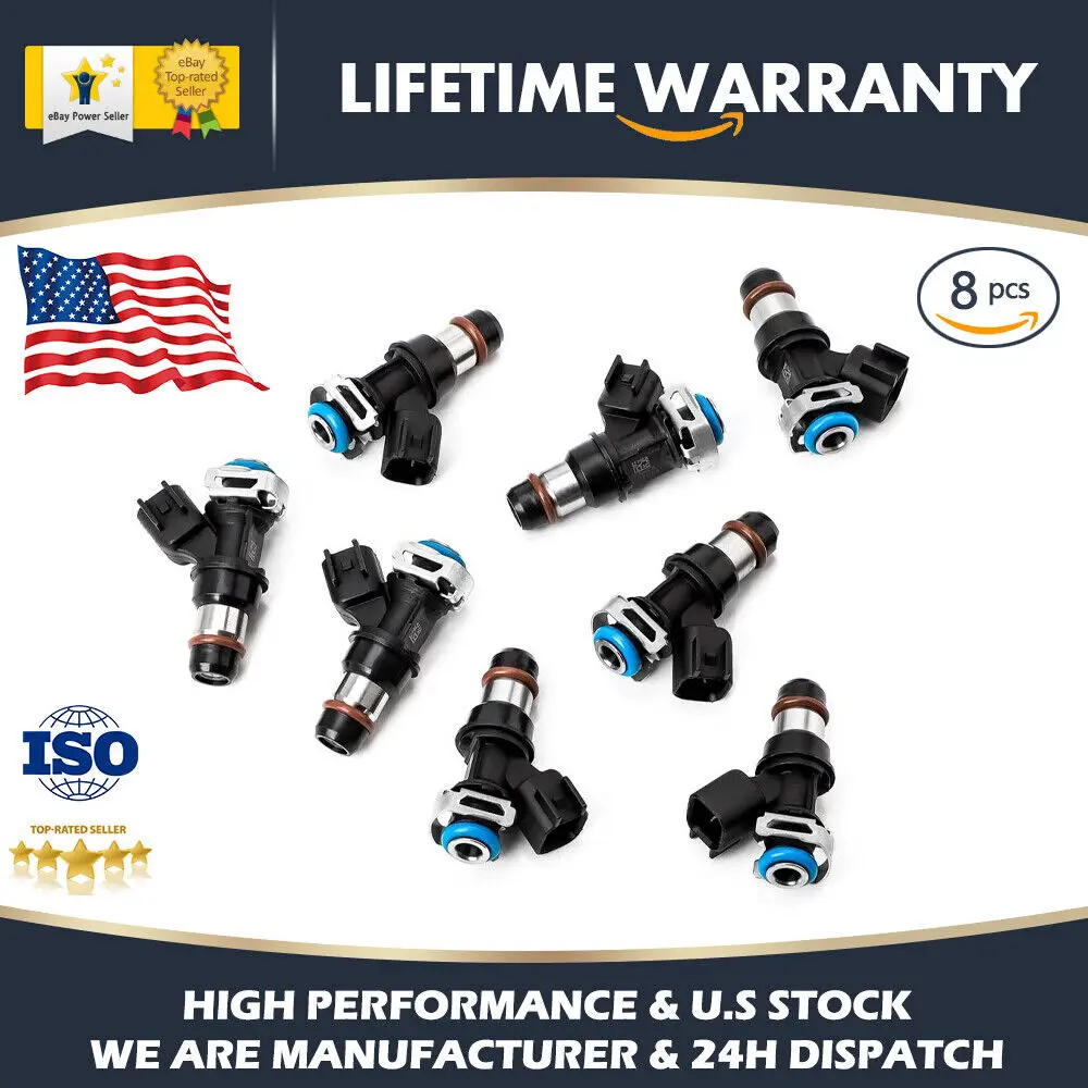 

Fuel Injectors For Chevy Silverado 1500 GMC Sierra 1500 4.8L 5.3L 6.0L 2007-2009