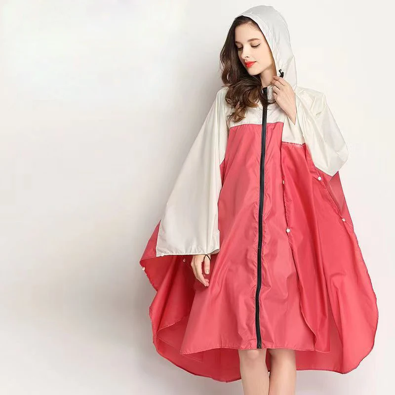 Outdoor Women Biker Raincoat Adults Lightweight Men Rain Coat Poncho Waterproof Cloak Raincoats Hiking Windproof Rainwear