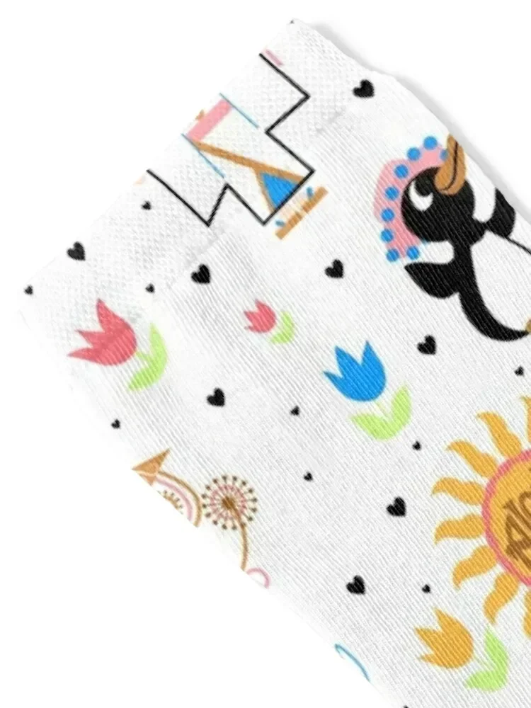 It's a small world (mimic design) Socks Climbing designer brand gift soccer anti-slip Women Socks Men's