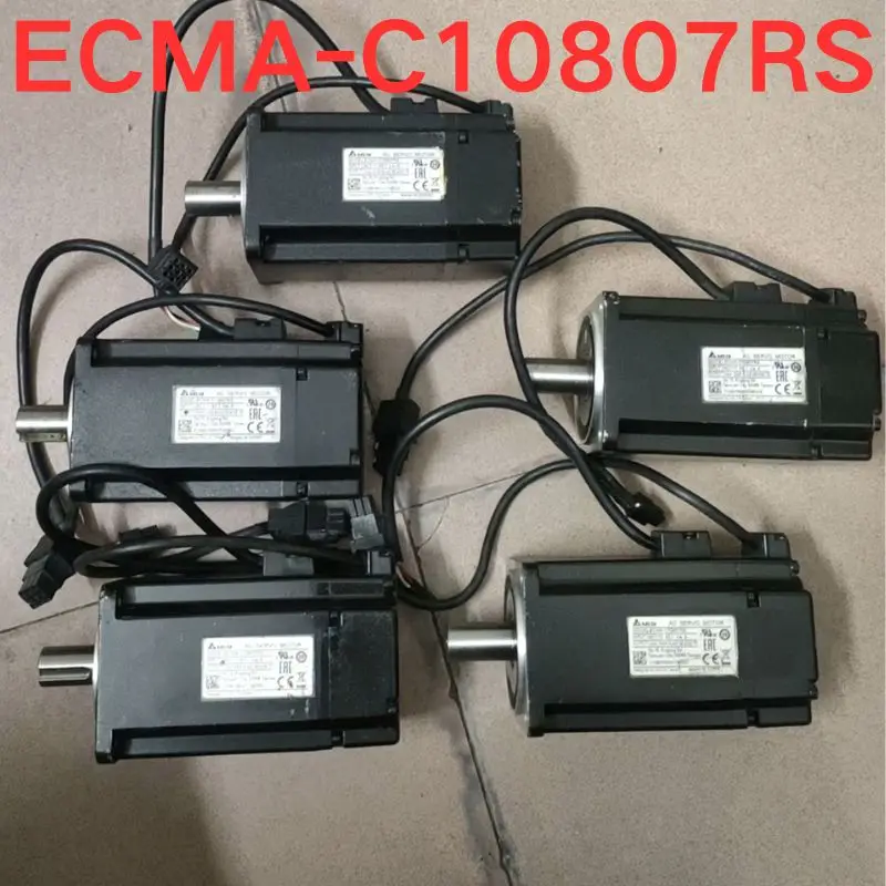 Second-hand test OK,servo motor ECMA-C10807RS image 3