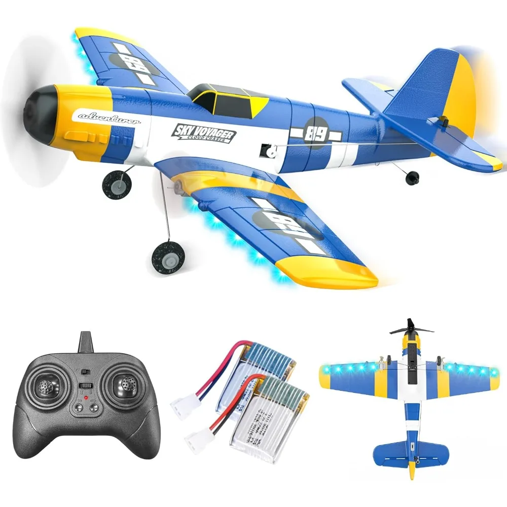 طائرة جيروسكوبية ذات 6 محاور RC للأطفال: لعبة هليكوبتر صديقة للتحكم عن بعد مع أدوات تحكم سهلة