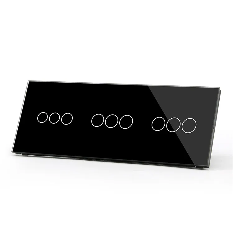 Hot Selling Good Quality 228mm WiFi 3 Gang 1 Way Wireless Switch Smart Home Industrial