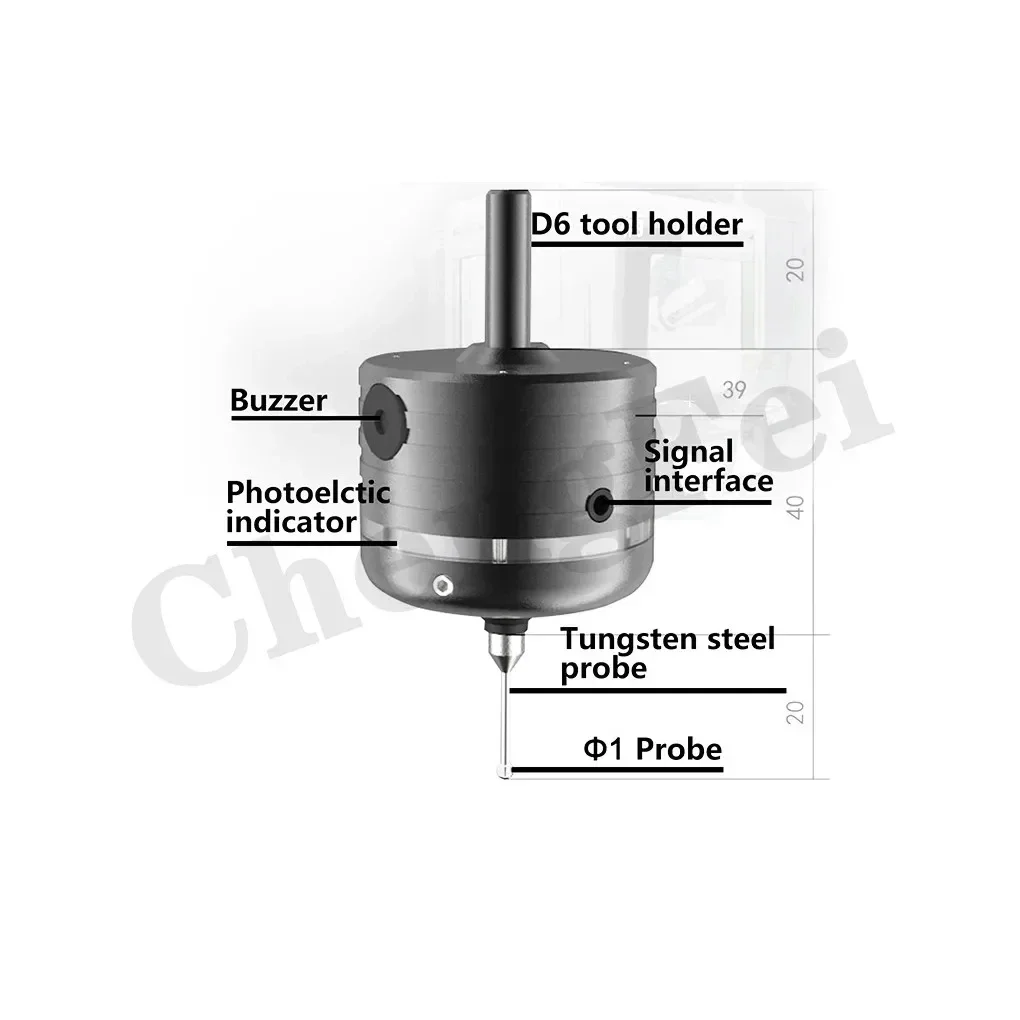 3d Touch Sonde Edge Finder Om De Center Desktop Cnc Sonde Compatibel Met Mach3 En Grbl Cnc V5 V6 0.005μm Te Vinden