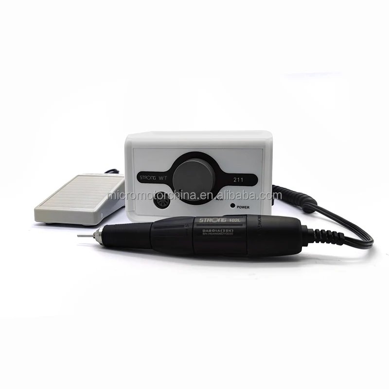 Portable Home Use Salons 65w Nail Drill 35000 Rpm  Desktop Strong 211 Electric File Manicure Pedicure Finger Acrylic Nail view 4
