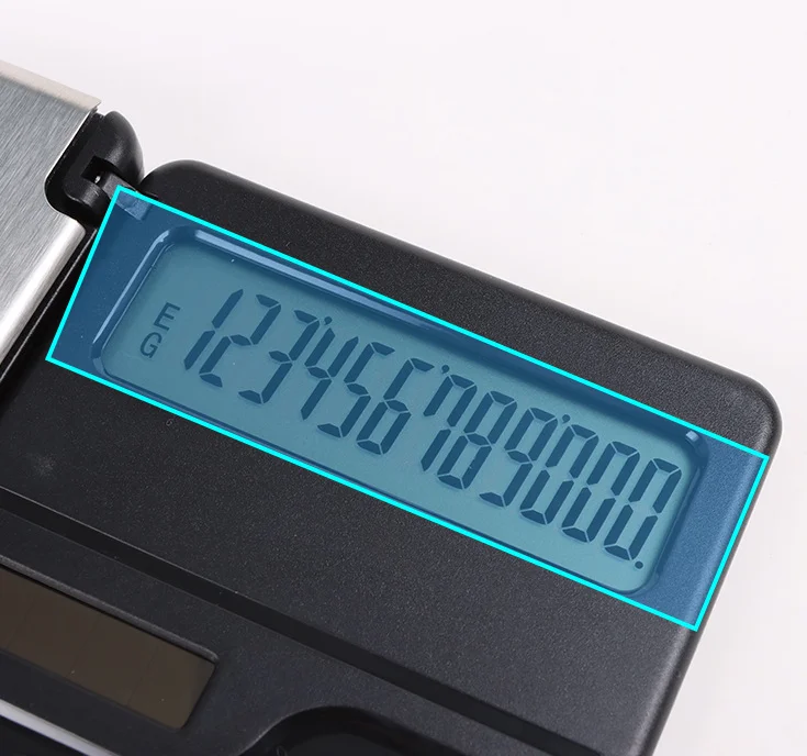 Báscula de joyería 2 en 1 bolsillo electrónico 1000g X 0,1g balanza Digital de joyería + calculadora con dígitos pantalla LCD