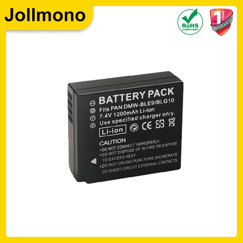 1200mAh DMW-BLG10E BLG10 BLG10PP BLE9 BLE9E Bateria do Panasonic Lumix DMC GF6 GX7 GF3 GF5 ZS100 ZS60 LX100 GX85 DC-ZS70 GX80