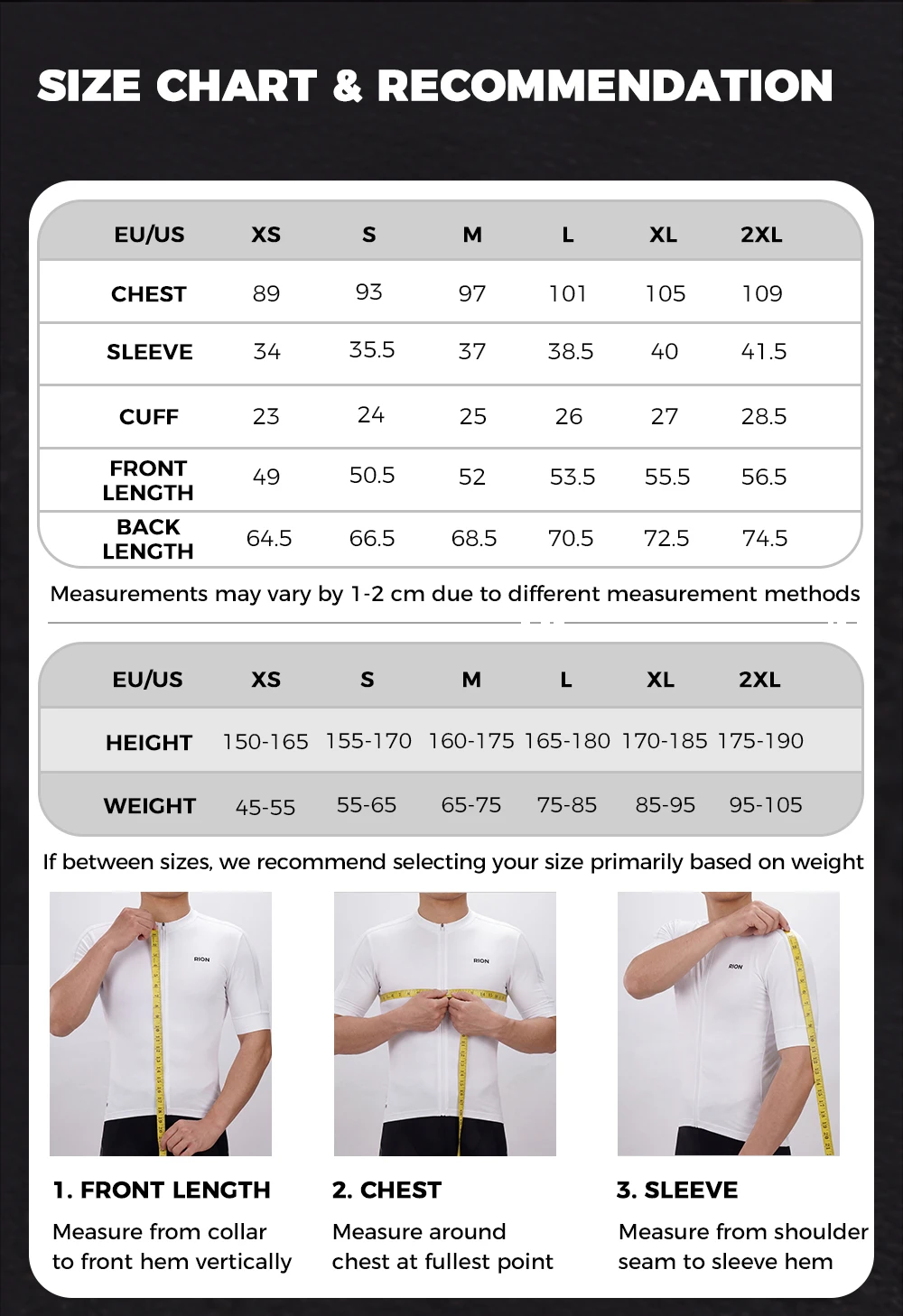 RION Herren-Radtrikot, Fahrradbekleidung, Profi-Mountainbike-MT-Bike-Shirt, UPF 50+, Ausrüstung für Nachtfahrten, Rennbekleidung, Outdoor-Bekleidung. – Detail 3