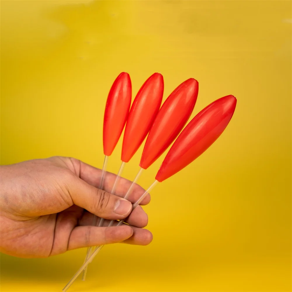 1pc 6g-80g Fishing Float Upward Bobber Red Yellow Floating Water Throwing Aid Assist Fishing Bobber Carp Sea Lure Tackle