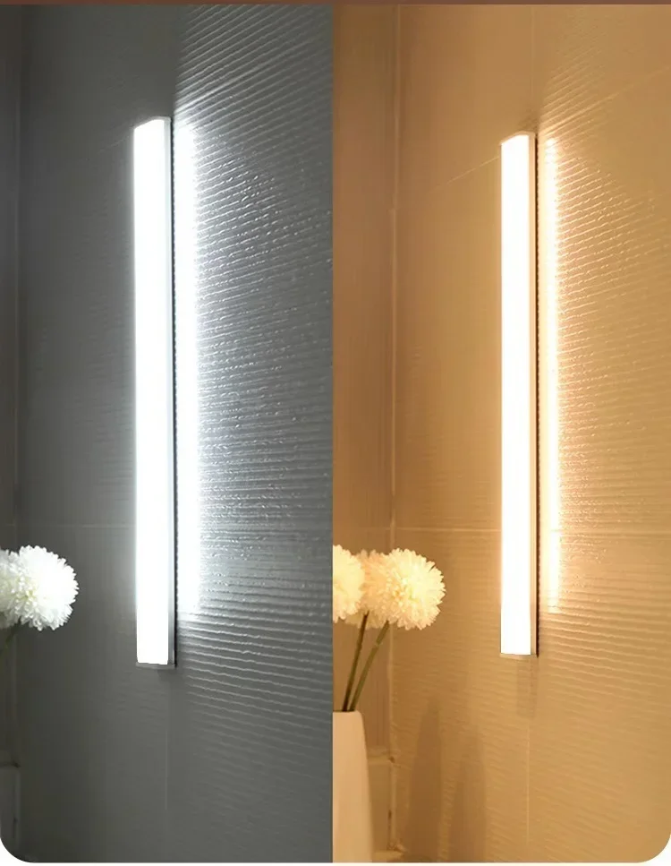 قابلة للشحن ضوء خزانة خزانة مصباح محس حركة ضوء لاسلكي LED ضوء الليل TypeC الدرج الخلفية للمطبخ LED