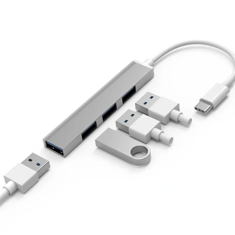 HUB USB C di tipo C 3.02.0 adattatore Multi Splitter a 4 porte OTG per Lenovo HUAWEI Xiaomi Macbook Pro 15 Air Pro accessori Hub USB